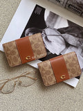 gambar-depan-Coach-Essential-Slim-Card-Case-In-Signature-Canvas-Tan-Caramel-balilene