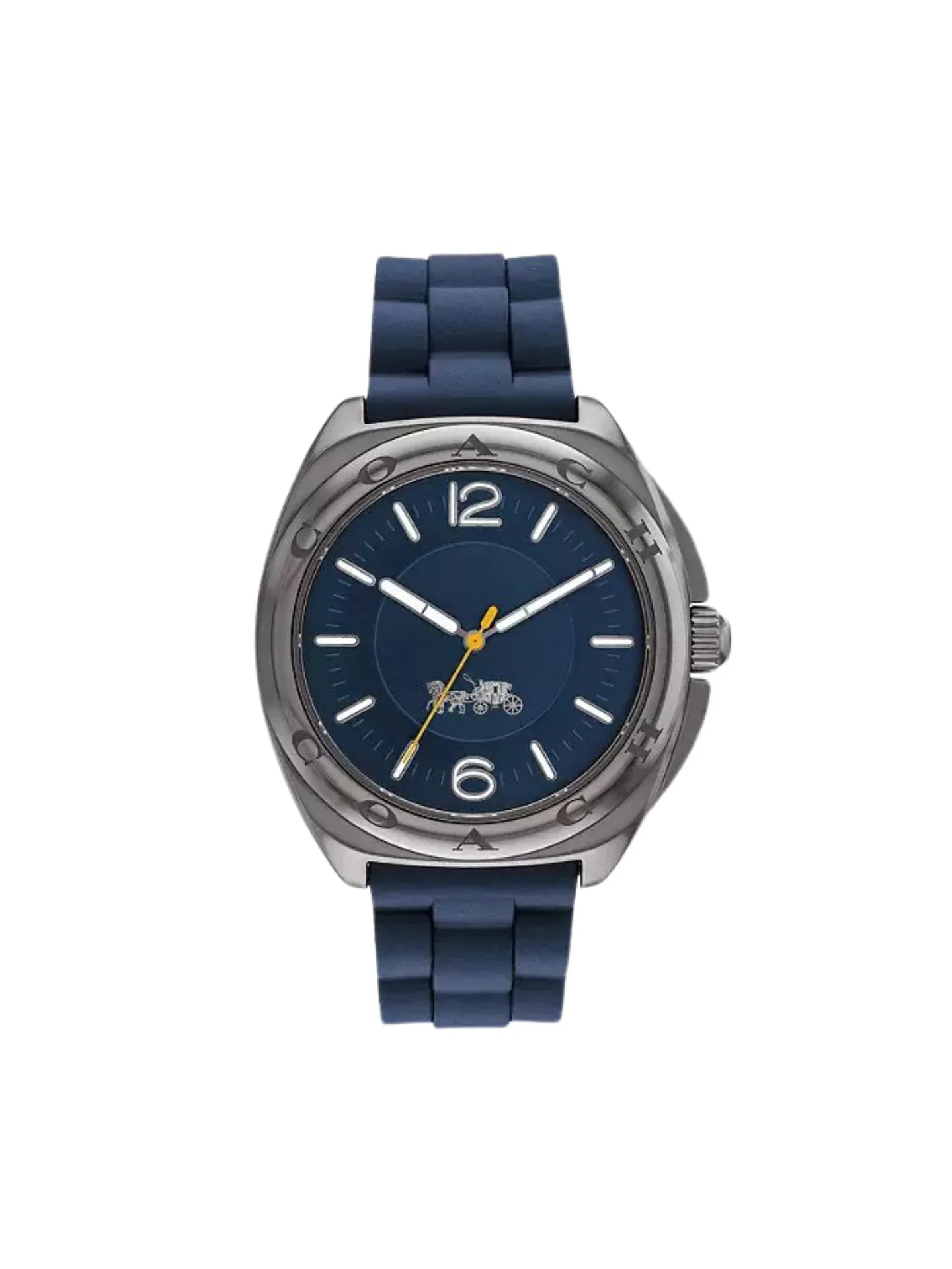 gambar-depan-Coach-Flip-Men-Watch-Rubber-Strap-Navy-Black