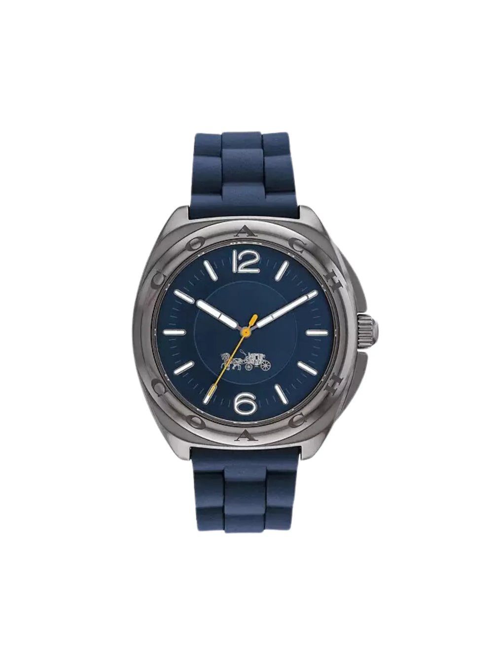 gambar-depan-Coach-Flip-Men-Watch-Rubber-Strap-Navy-Black