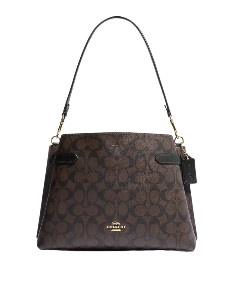 gambar-depan-Coach-Hanna-Shoulder-Bag-In-Signature-Canvas-Gold-BrownBlackWEBP