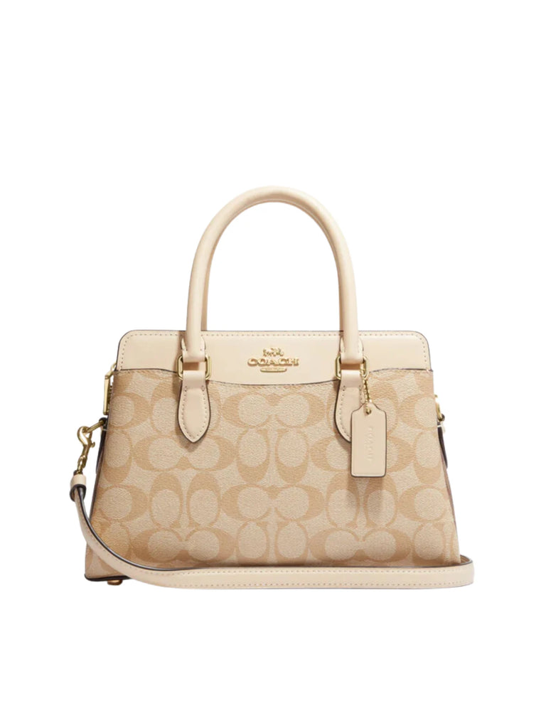 gambar-depan-Coach-Mini-Darcie-Carryall-Signature-Colorblocked-Light-Khaki-MultiWEBP