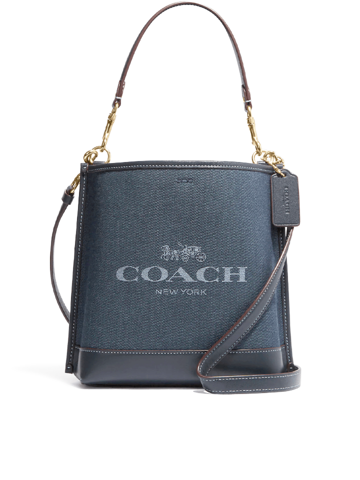 gambar-depan-Coach-Mollie-Bucket-Bag-22-With-Coach-Denim-Multi