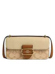 gambar-depan-Coach-Morgan-Signature-Blocked-Crossbody-Light-Khaki-Multi