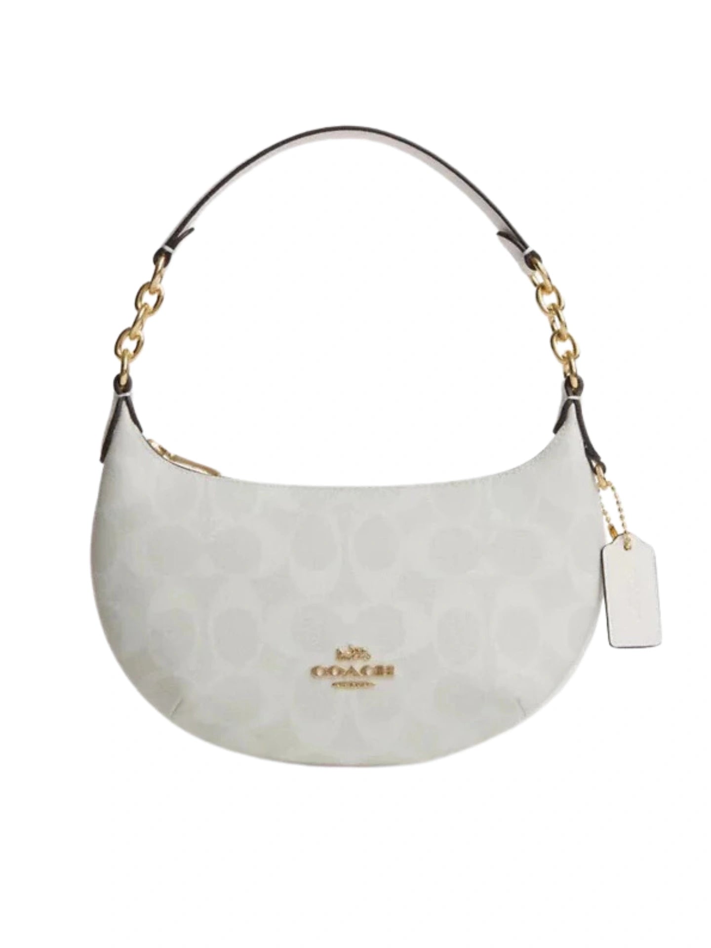 gambar-depan-Coach-Payton-Mini-Hobo-Bag-In-Signature-Canvas-Chalk-Glacier-White