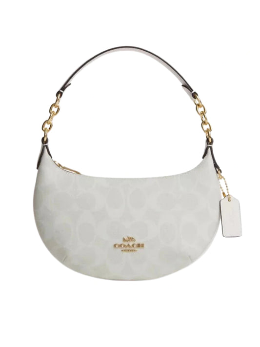 gambar-depan-Coach-Payton-Mini-Hobo-Bag-In-Signature-Canvas-Chalk-Glacier-White