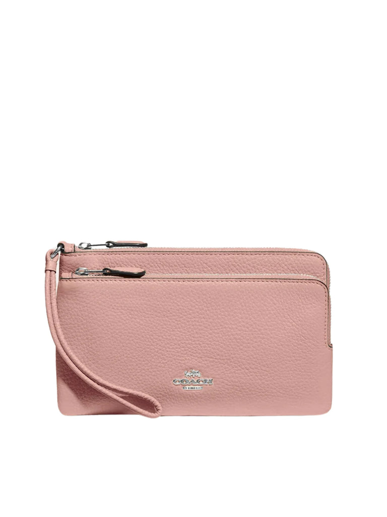 gambar-depan-Coach-Pebbled-Leather-Double-Zip-Wallet-In-Light-PinkWEBP