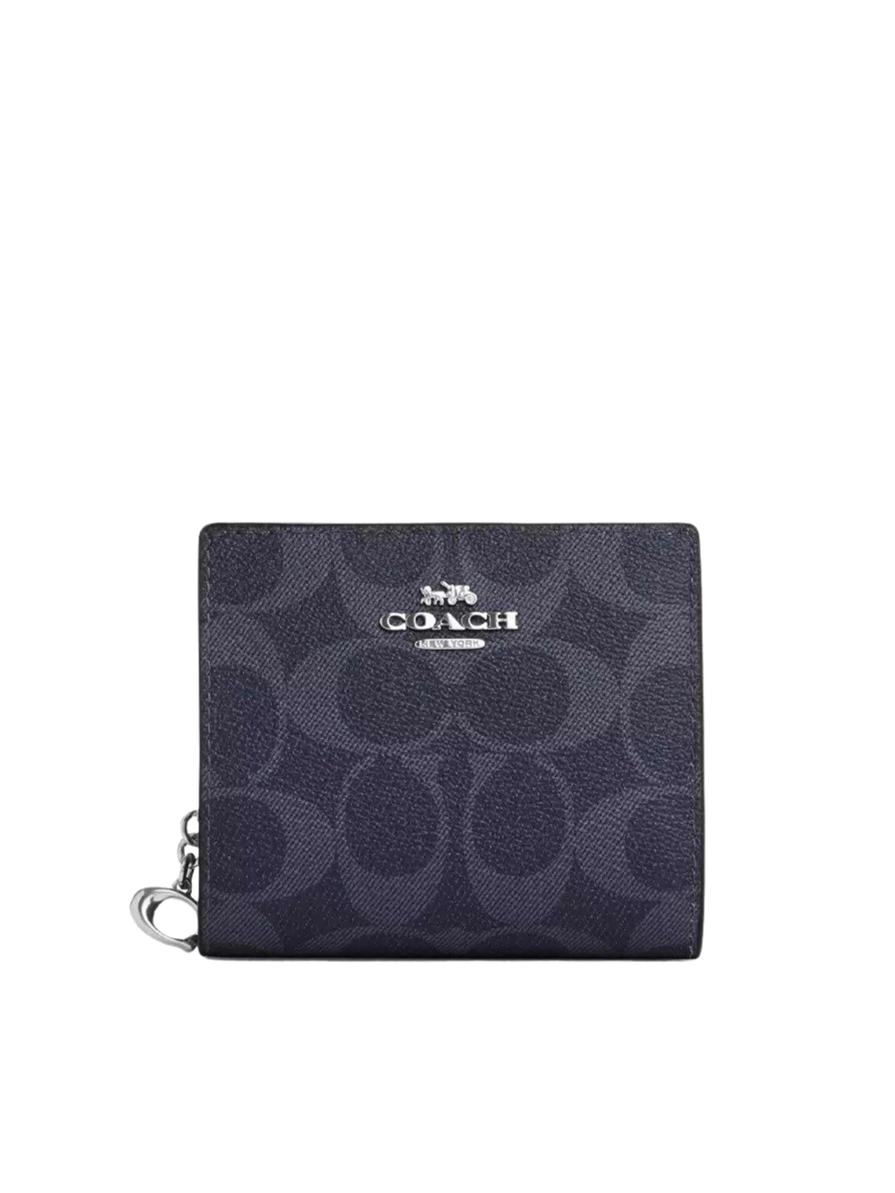gambar-depan-Coach-Snap-Wallet-In-Signature-PVC-DenimMidnight-Navy