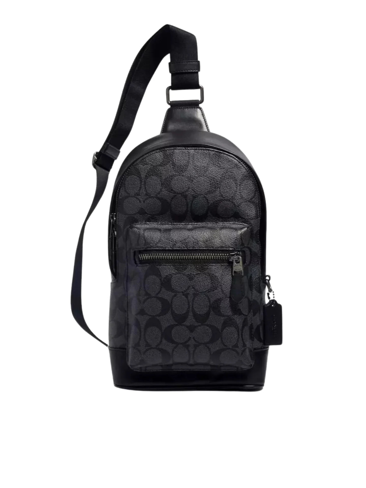 gambar-depan-Coach-West-Pack-In-Signature-Canvas-Charcoal-Black