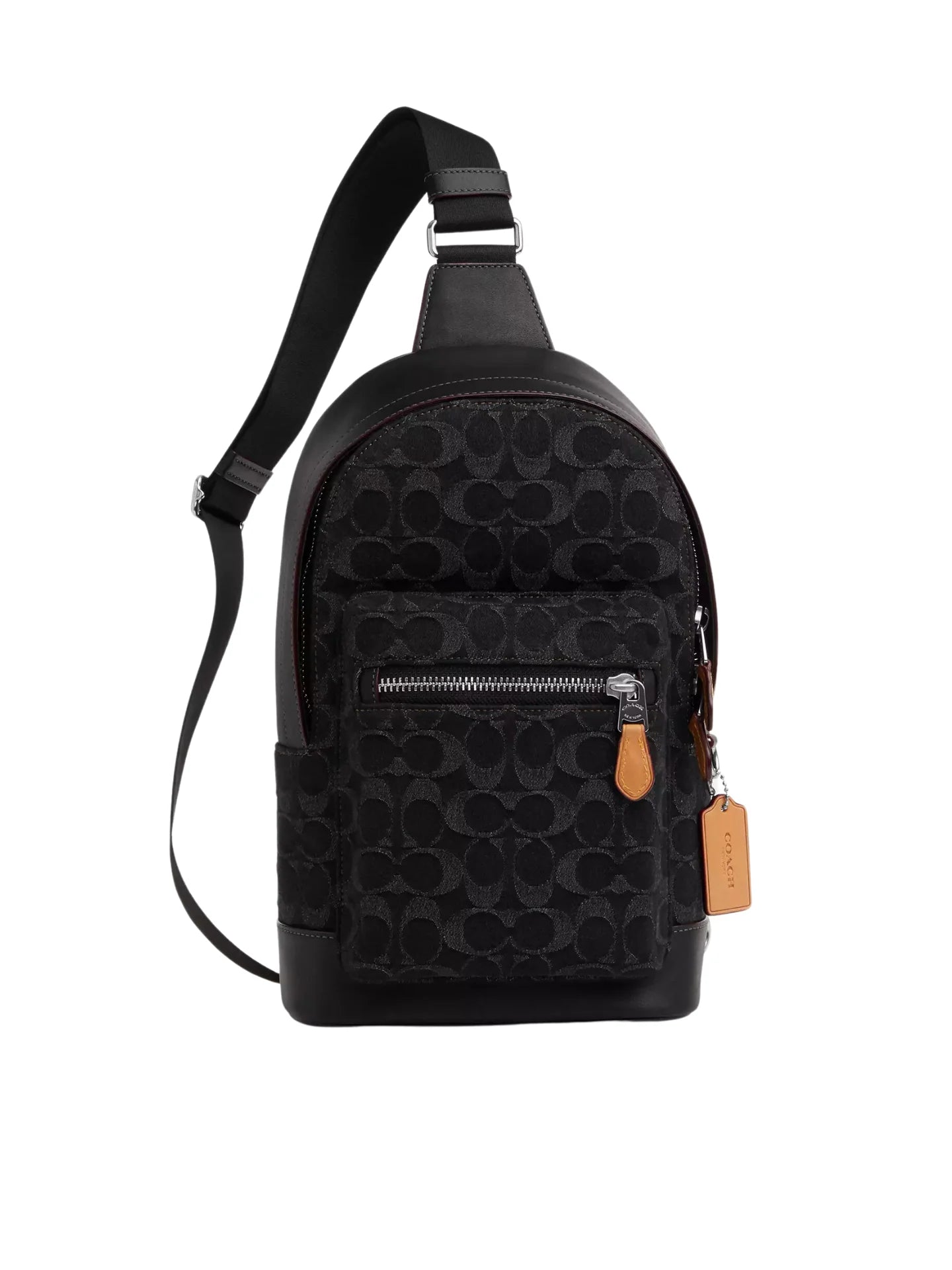 gambar-depan-Coach-West-Pack-In-Signature-Denim-Black