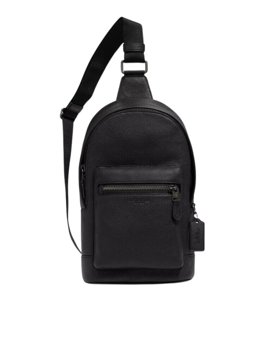 gambar-depan-Coach-West-Pack-Leather-Black