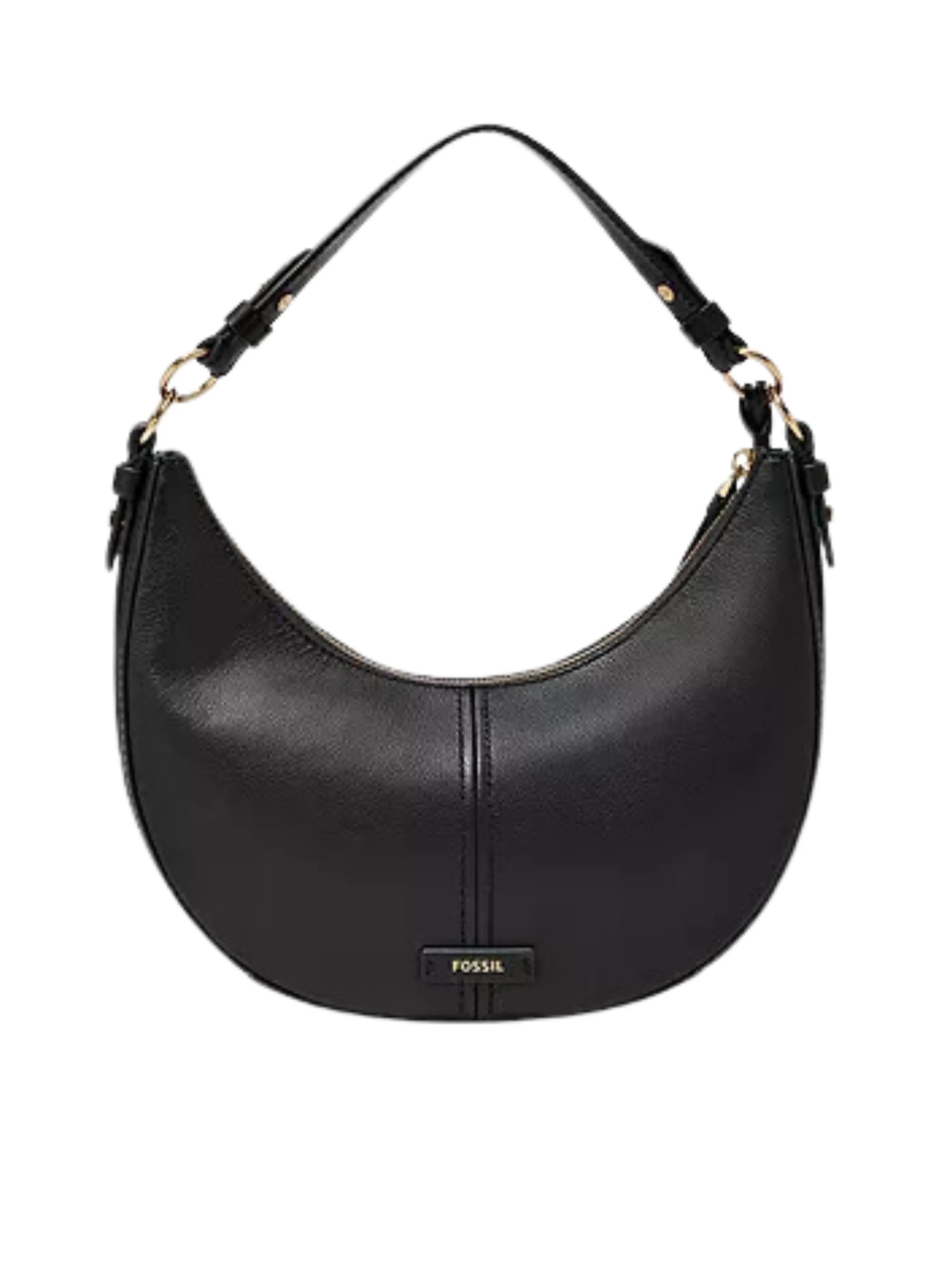 gambar-depan-Fossil-Shae-Small-Hobo-Bag-Black