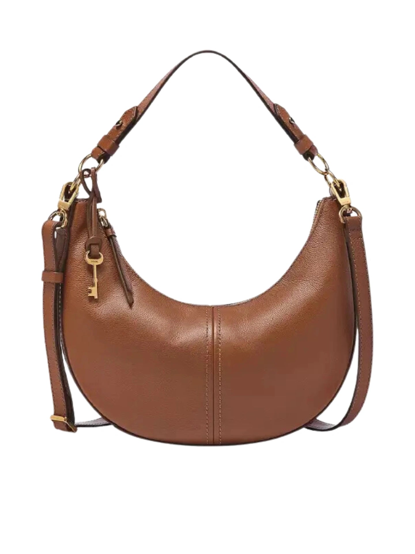 gambar-depan-Fossil-Shae-Small-Hobo-Bag-Brown
