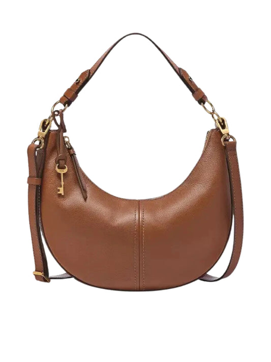 gambar-depan-Fossil-Shae-Small-Hobo-Bag-Brown