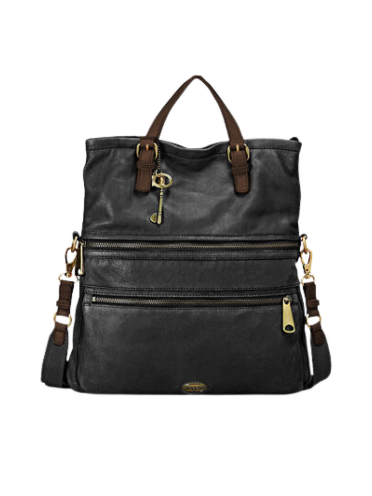 Fossil Shb1521001 Explorer Tote Black Balilene