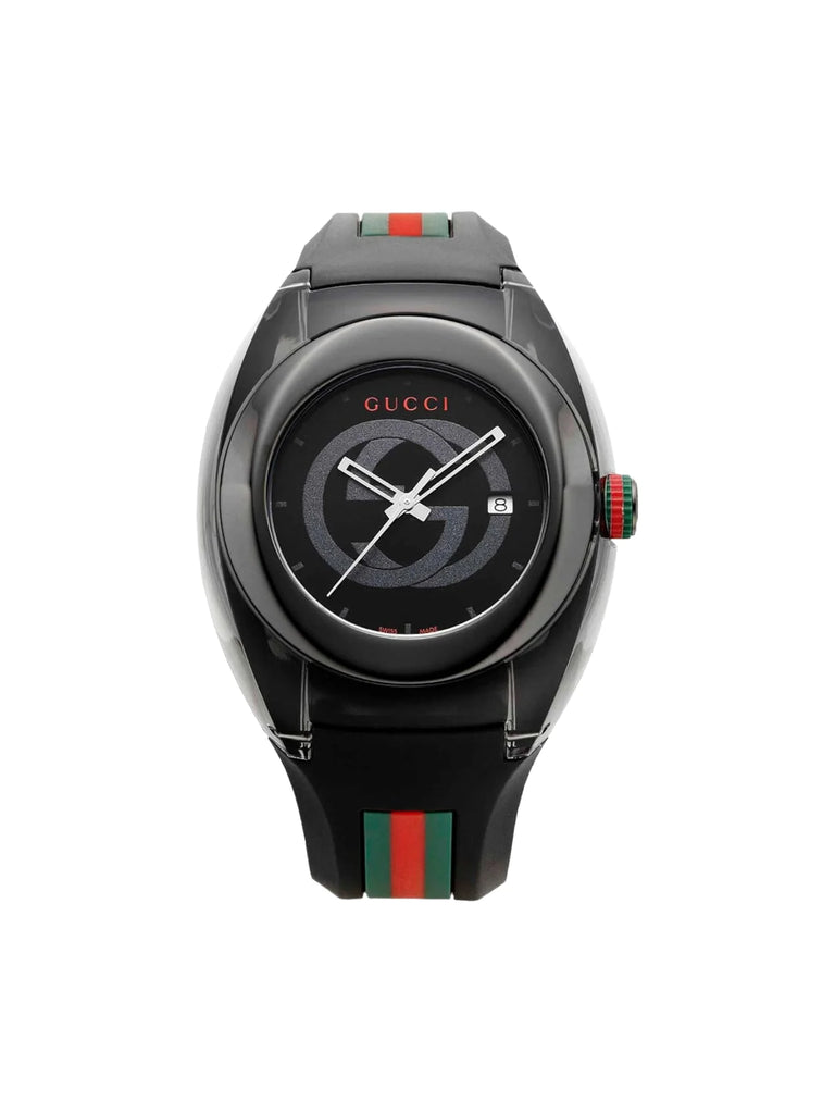 gambar-depan-Gucci-Sync-Sink-Sherry-Line-Rubber-Watch-BlackWEBP