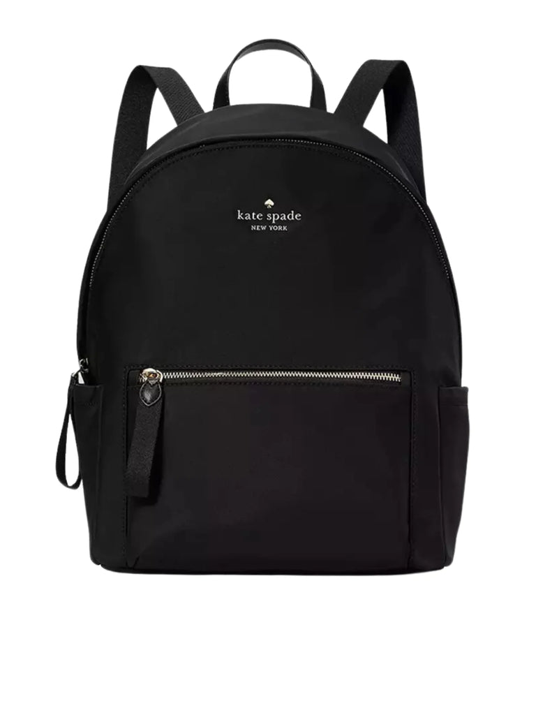 gambar-depan-Kate-Spade-Chelsea-Nylon-Large-Backpack-Black