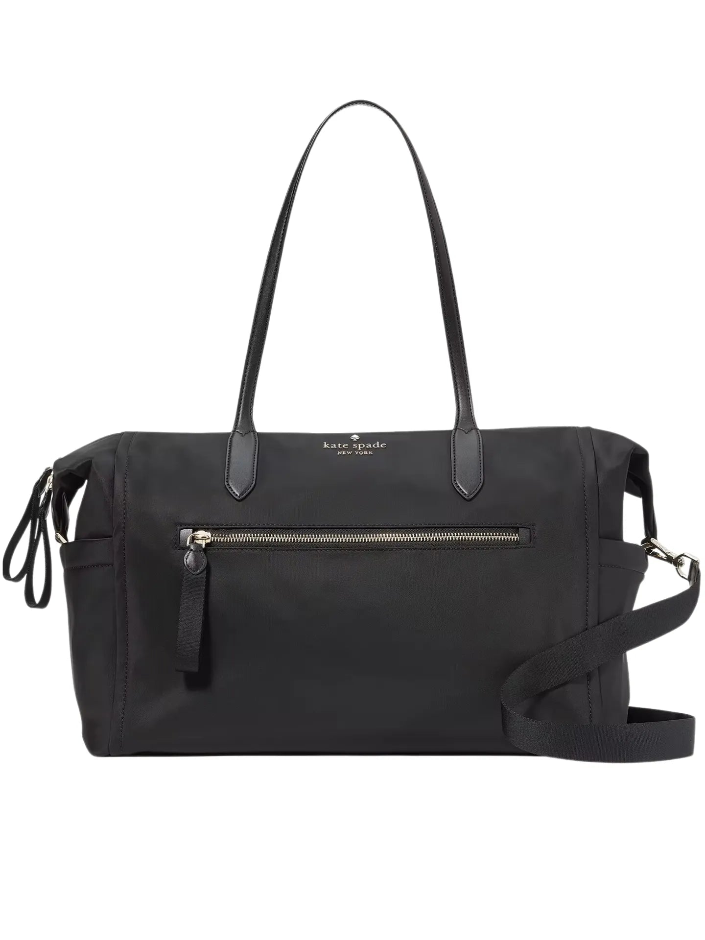 gambar-depan-Kate-Spade-Chelsea-Nylon-Wekender-Bag-Black