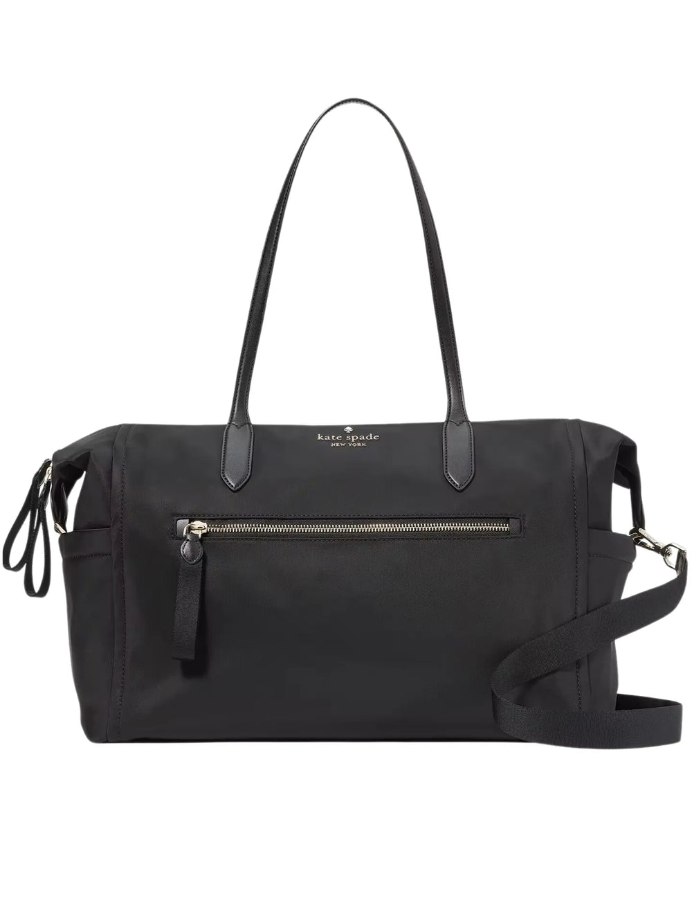 gambar-depan-Kate-Spade-Chelsea-Nylon-Wekender-Bag-Black