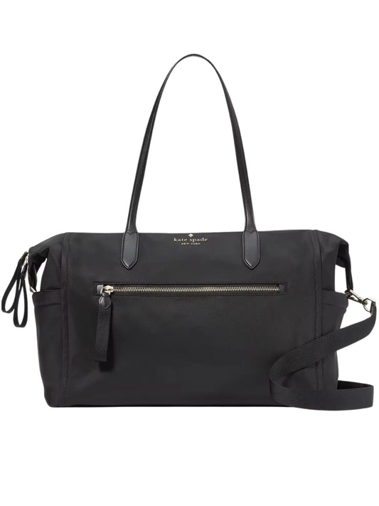 gambar-depan-Kate-Spade-Chelsea-Nylon-Wekender-Bag-Black