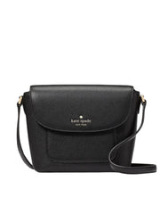 gambar-depan-Kate-Spade-Elsie-Pebbled-Leather-Crossbody-Bag-Black