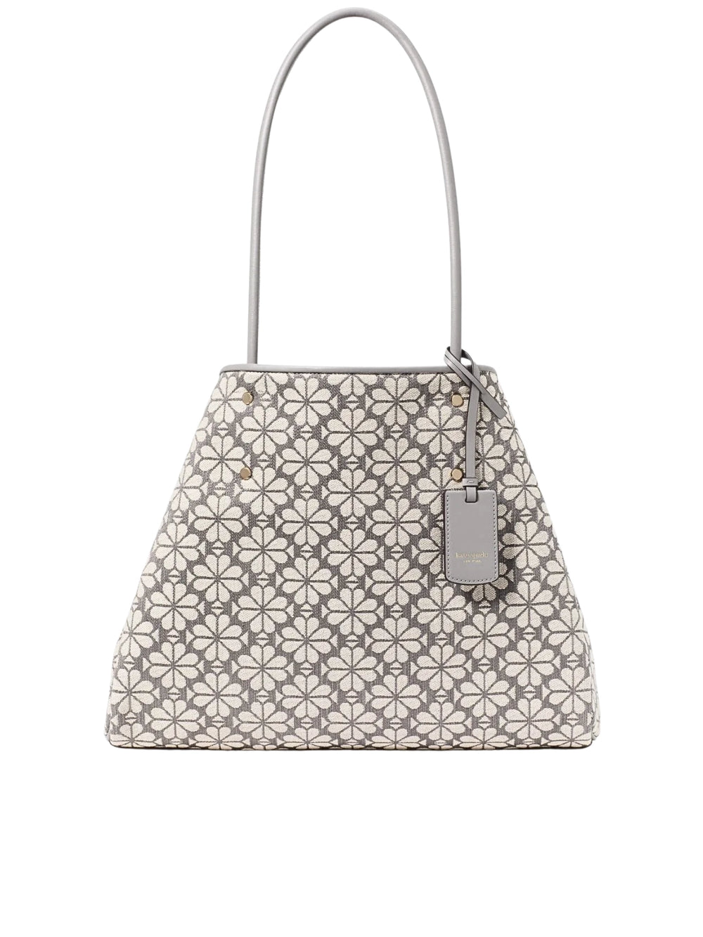 gambar-depan-Kate-Spade-Flower-Jacquard-Large-Everything-Tote-Bag-Grey-Multi