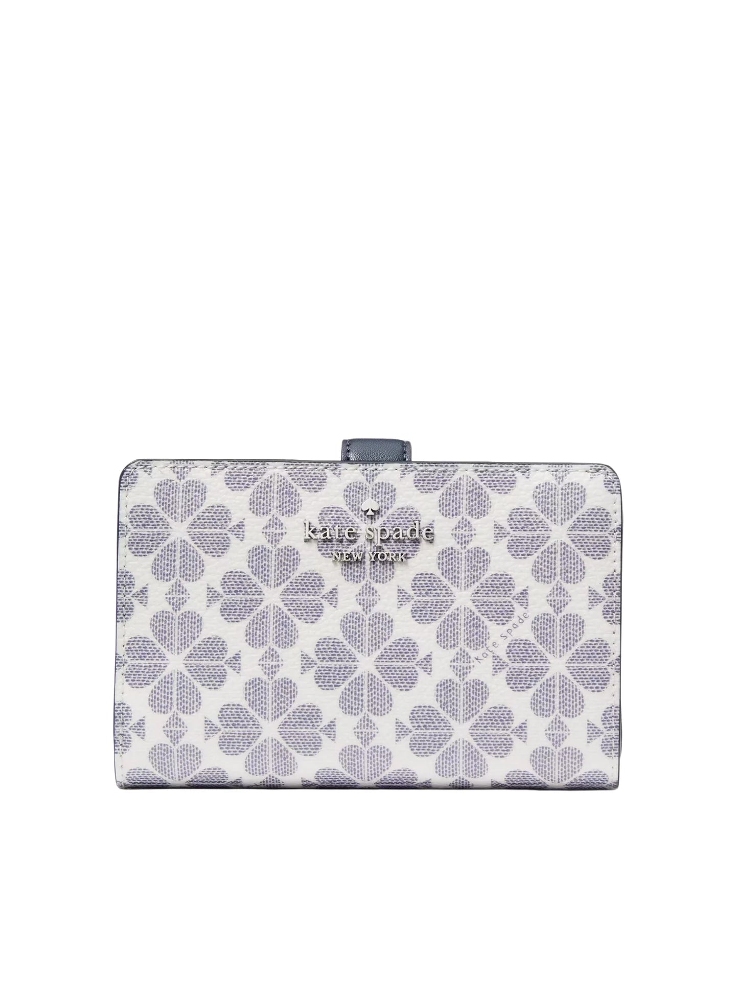 gambar-depan-Kate-Spade-Flower-Medium-Compact-Bifold-Wallet-Navy-Multi
