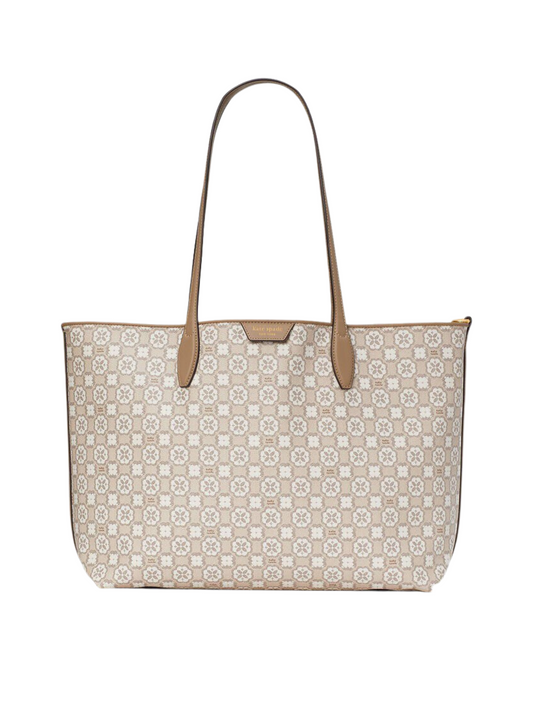 gambar-depan-Kate-Spade-Flower-Monogram-Coated-Canvas-Medium-Tote-Bag-Natural-Multi_2
