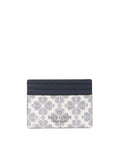 gambar-depan-Kate-Spade-Flower-PVC-Small-Slim-Card-Holder-Navy-Multi
