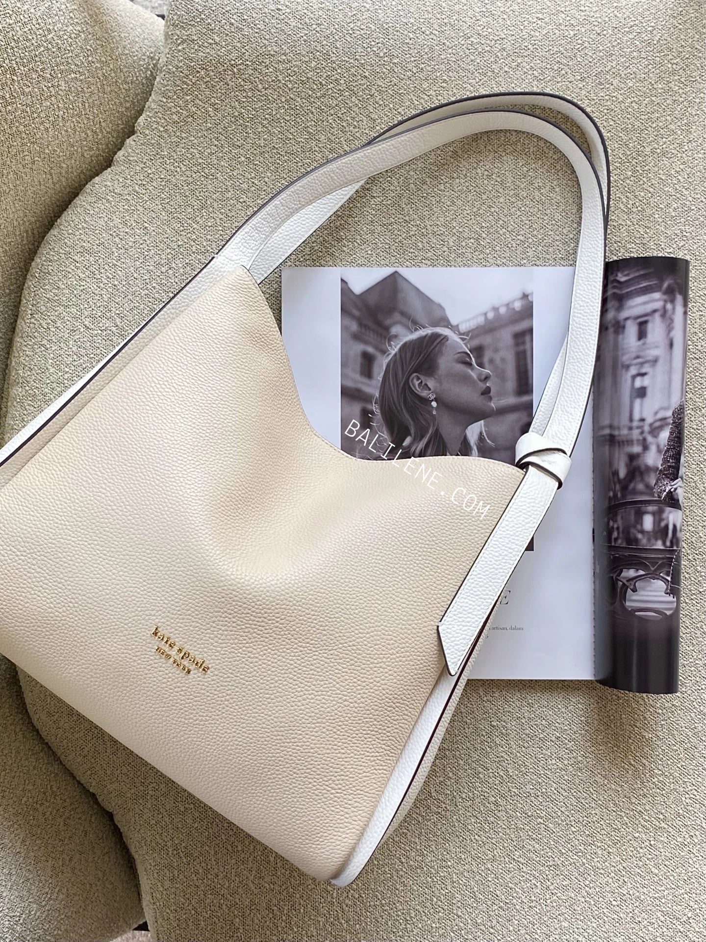 gambar-depan-Kate-Spade-Knott-Colorblocked-Large-Shoulder-Bag-Mountain-Pass-Multi-balilene