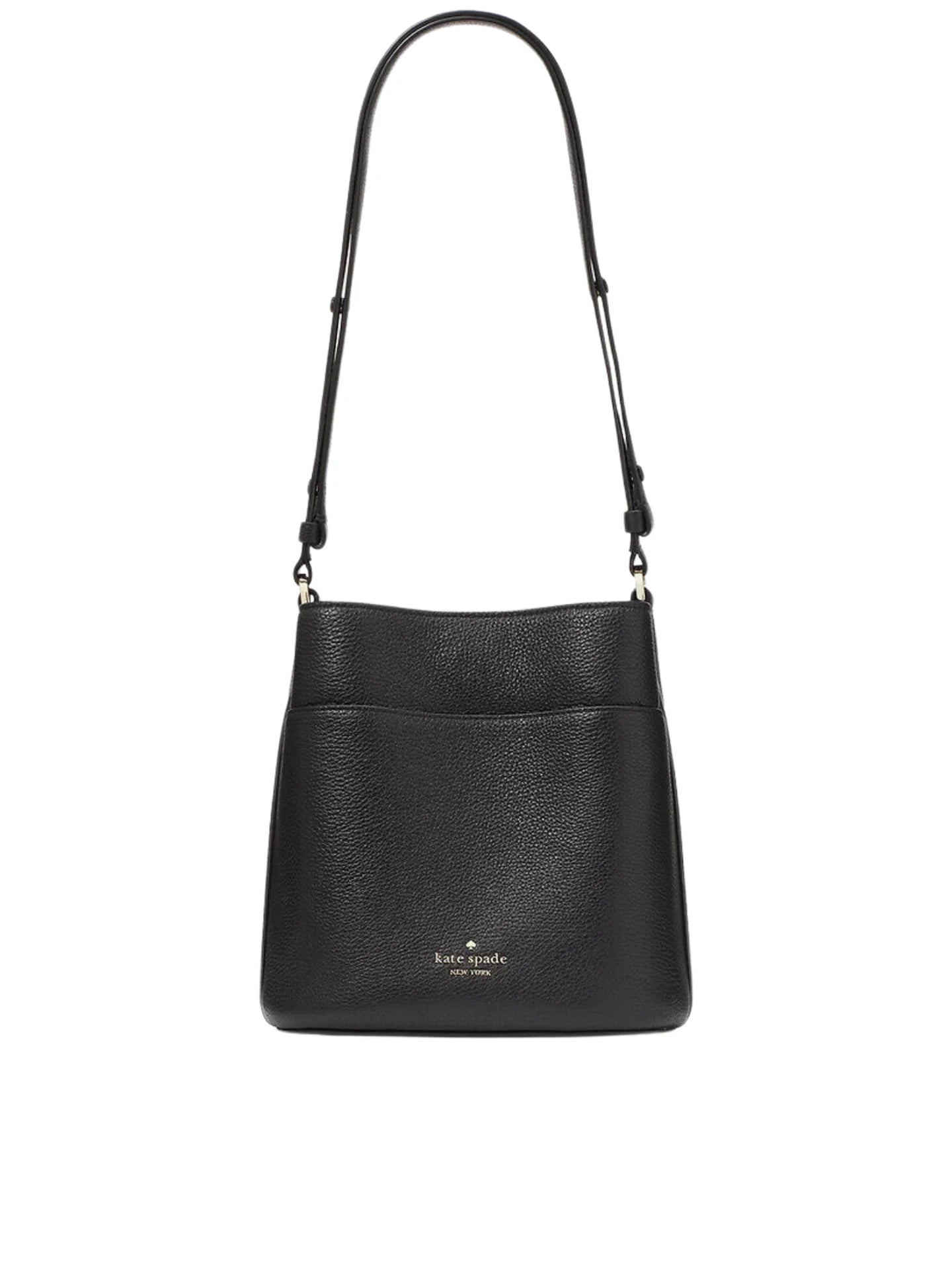gambar-depan-Kate-Spade-Leila-Pebbled-Leather-Small-Bucket-Bag-BlackWEBP