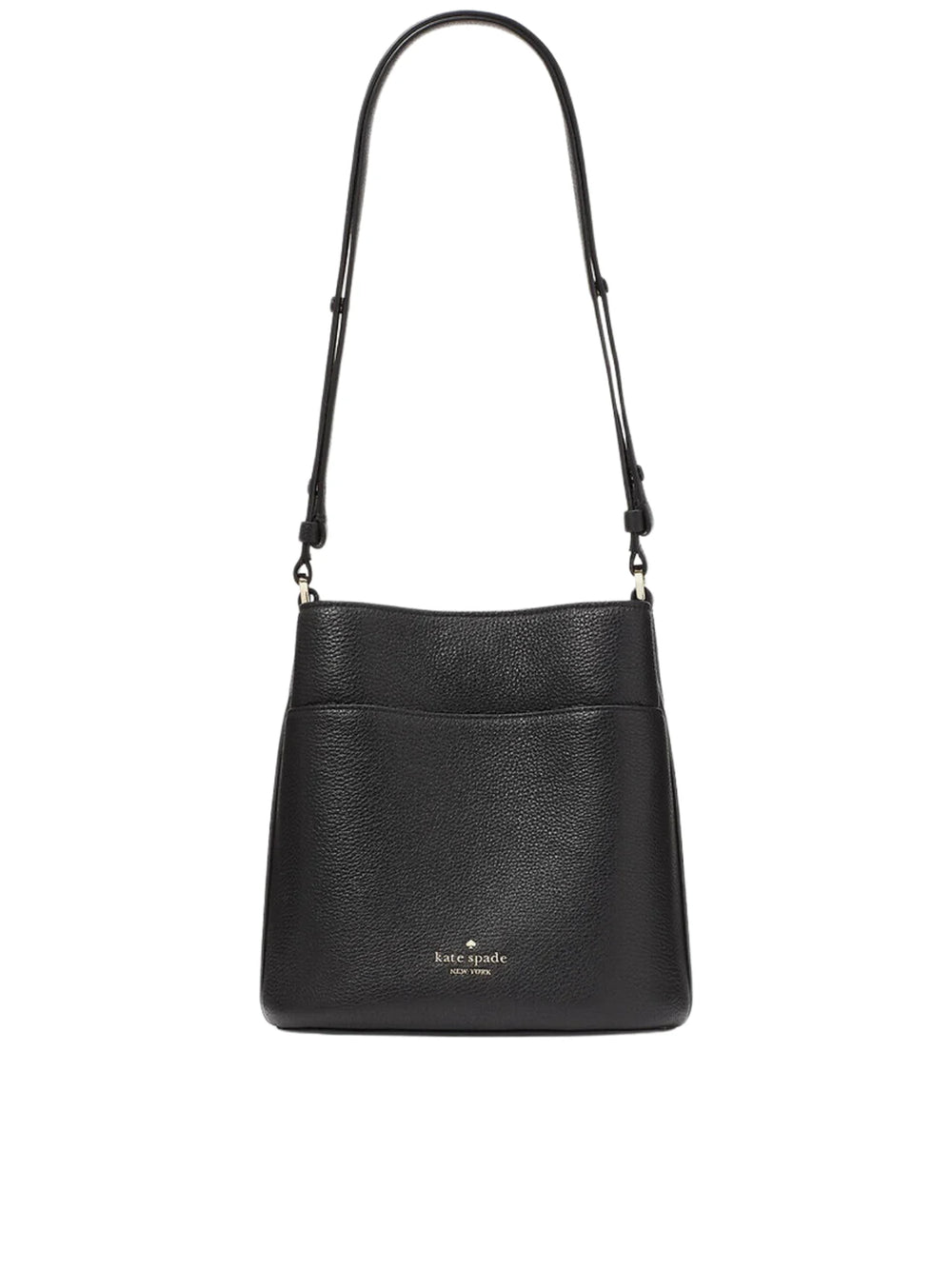 gambar-depan-Kate-Spade-Leila-Pebbled-Leather-Small-Bucket-Bag-BlackWEBP