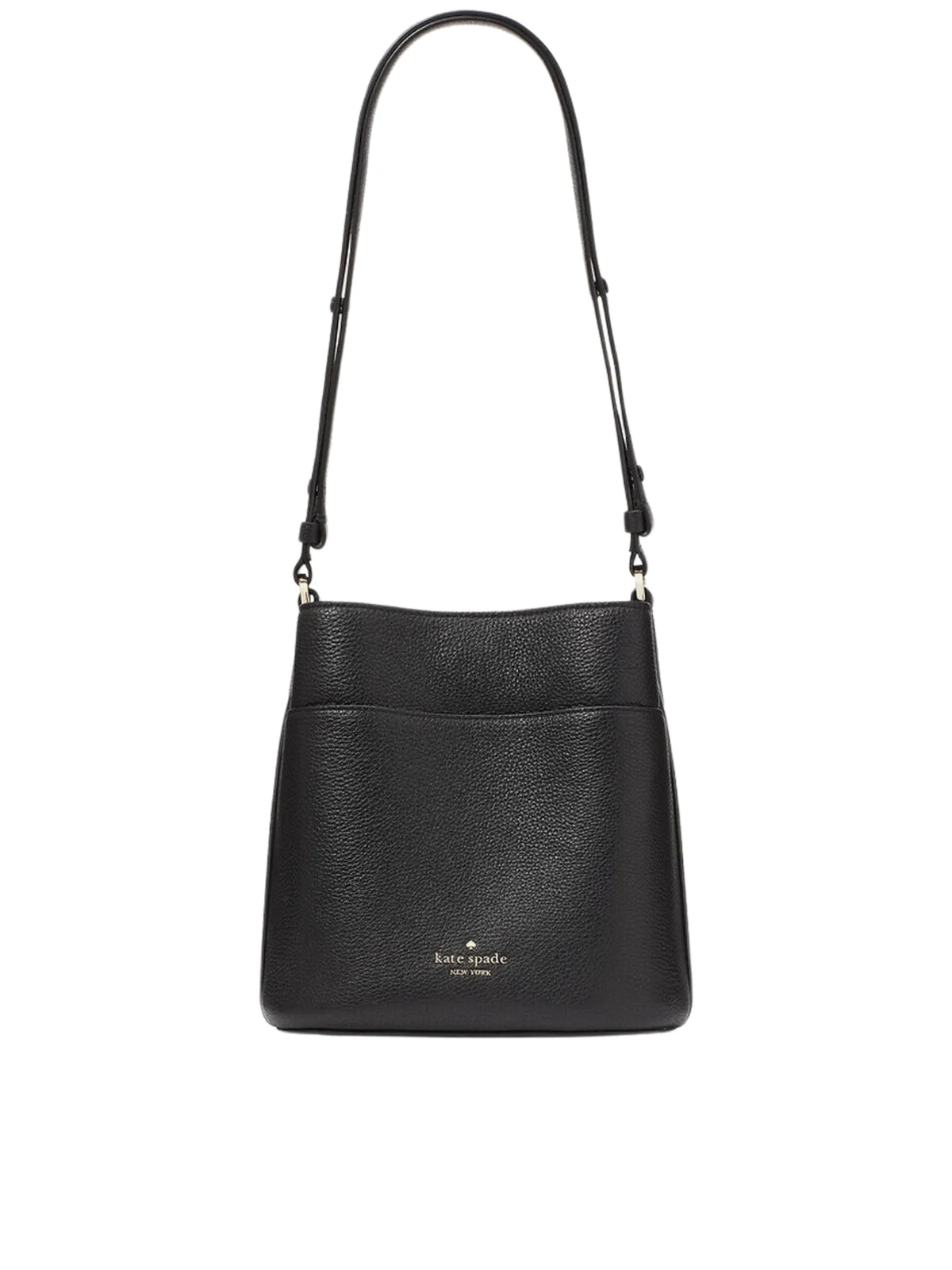 gambar-depan-Kate-Spade-Leila-Pebbled-Leather-Small-Bucket-Bag-BlackWEBP