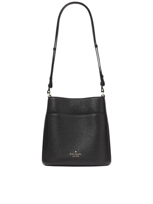 gambar-depan-Kate-Spade-Leila-Pebbled-Leather-Small-Bucket-Bag-BlackWEBP