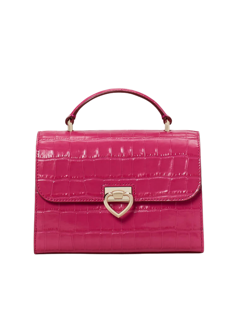 gambar-depan-Kate-Spade-Lovitt-Croc-Embossed-Small-Top-Handle-Bag-Festive-Pink