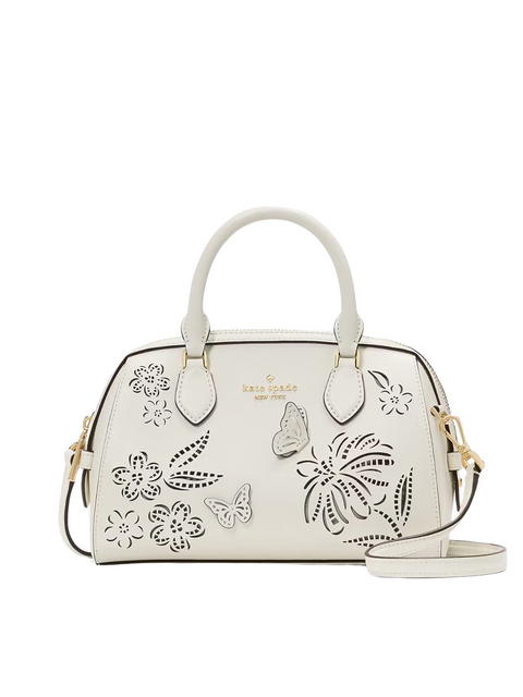 Kate Spade Madison Perforated Small Dolly Duffle Meringue – Balilene