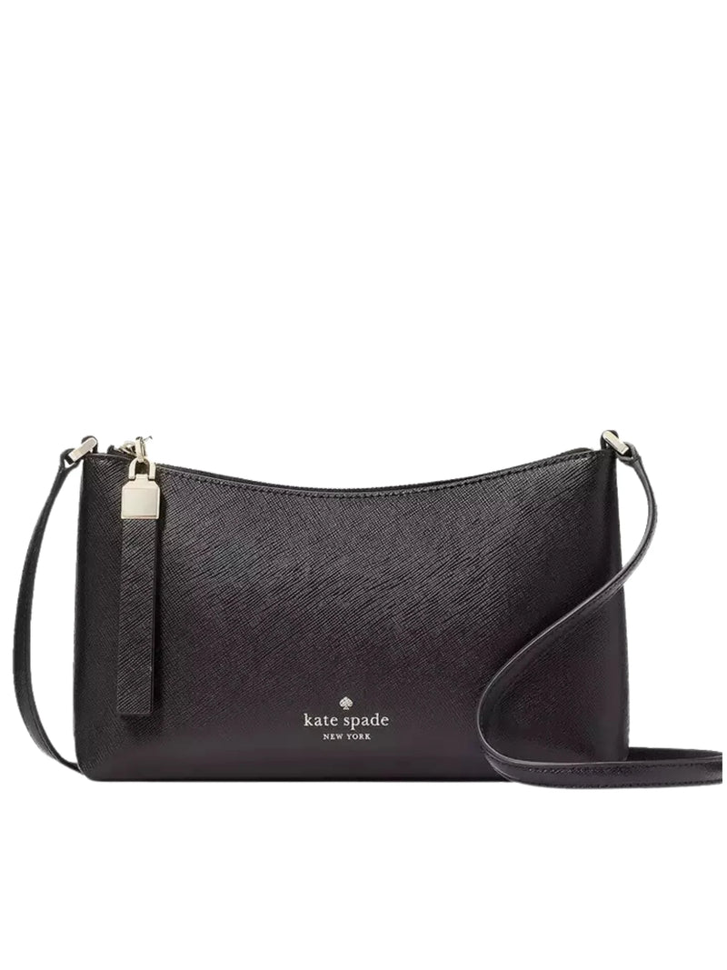 Kate Spade Sadie Saffiano Crossbody Bag Black Balilene