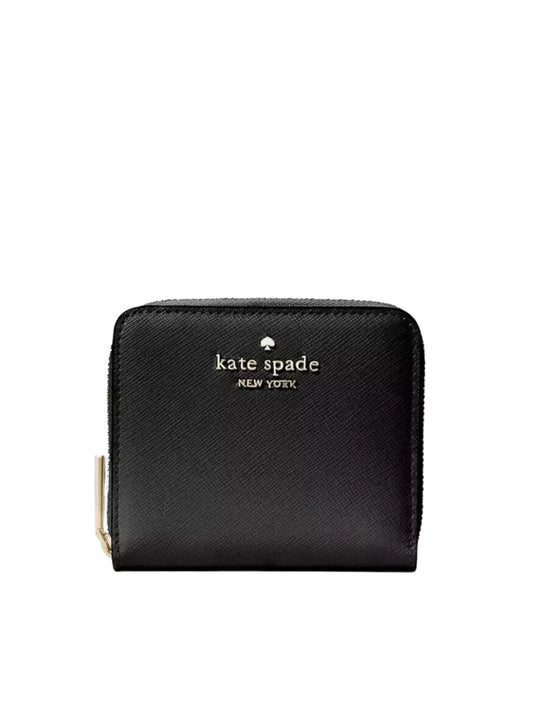 gambar-depan-Kate-Spade-Staci-Small-Zip-Around-Wallet-Black