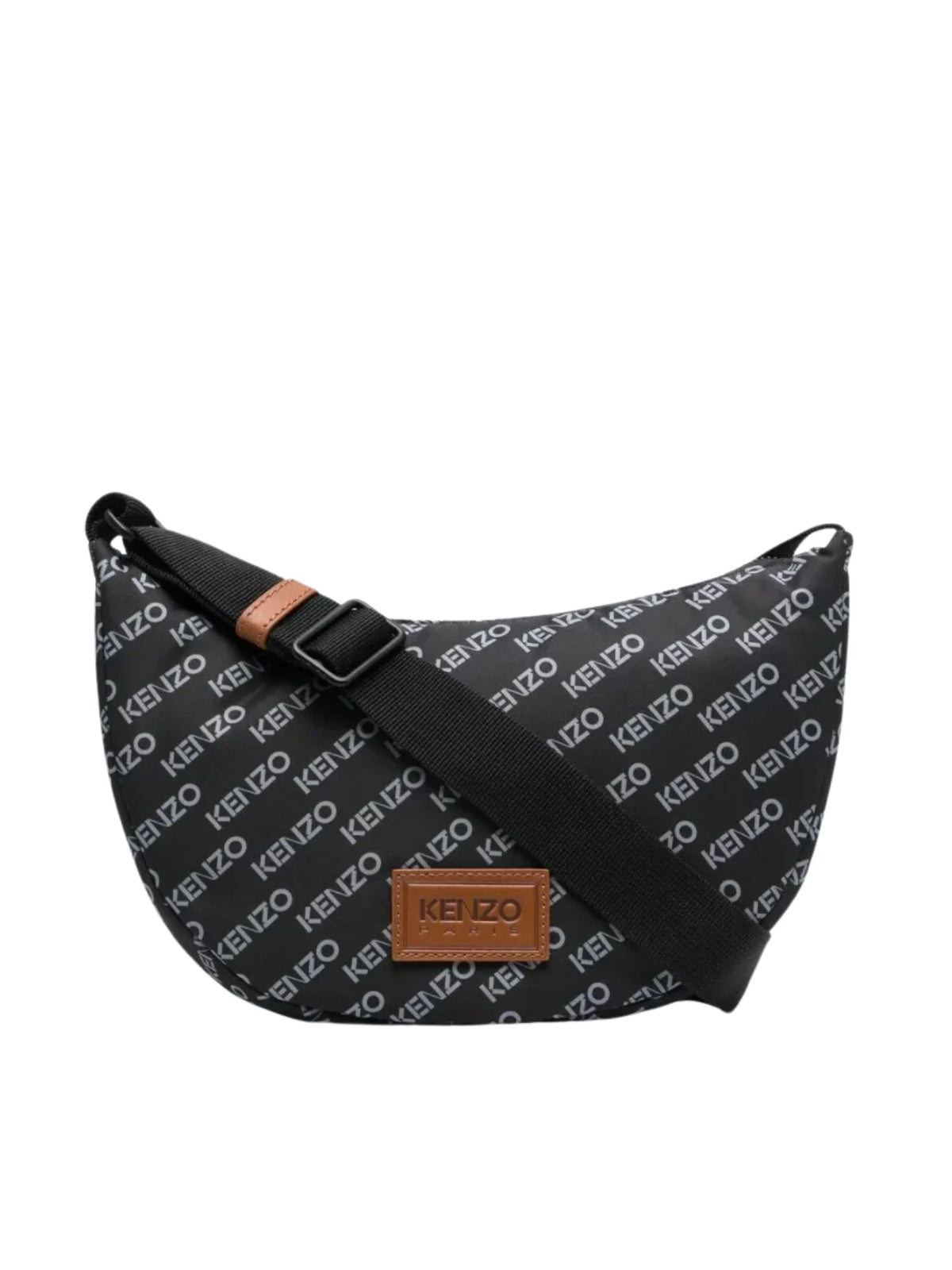Kenzo Paris Sport Monogram Shoulder Bag Black – Balilene