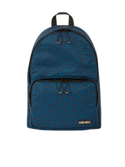 gambar-depan-Kenzo- Logo -Print -Allover- Backpack- Navy / Black