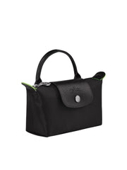 gambar-depan-Longchamp-Le-Pliage-Green-Pouch-With-Handle-Black-balilene_2