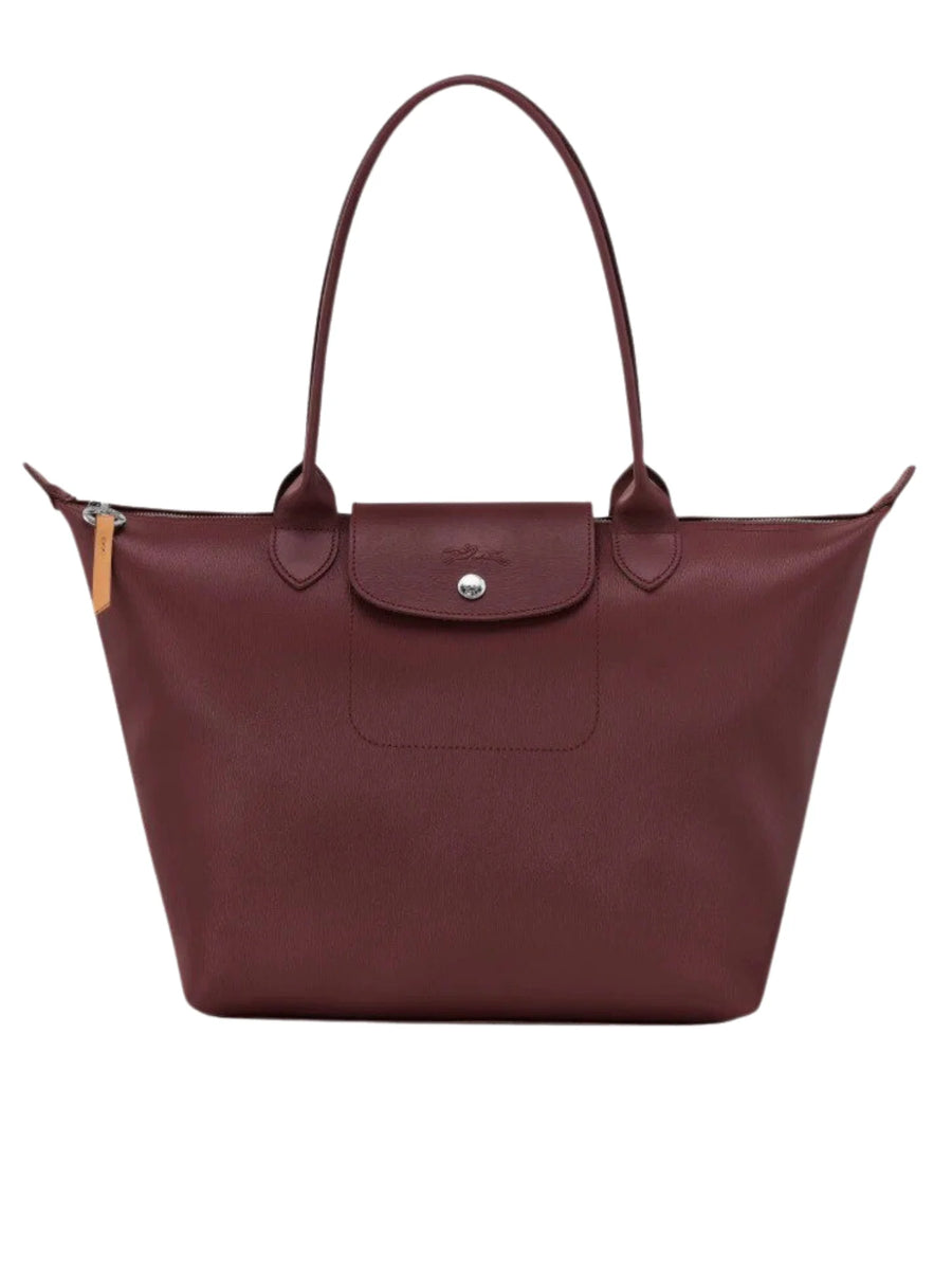 Longchamp Le Pliage City Medium Tote Bag Prune Balilene