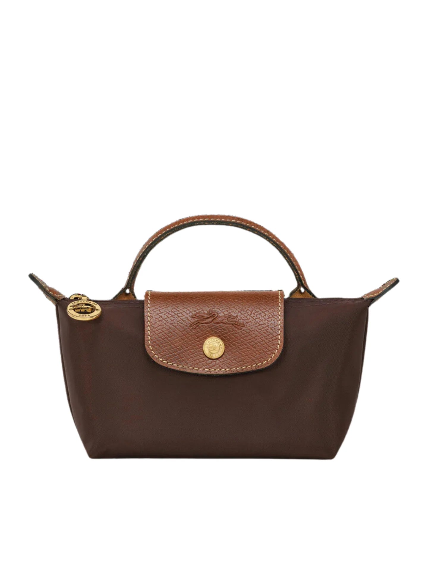 LONGCHAMP Le Pliage P81 Ebony ハンドバッグ Le Pliage Original M Handbag Ebony - Recycled canvas