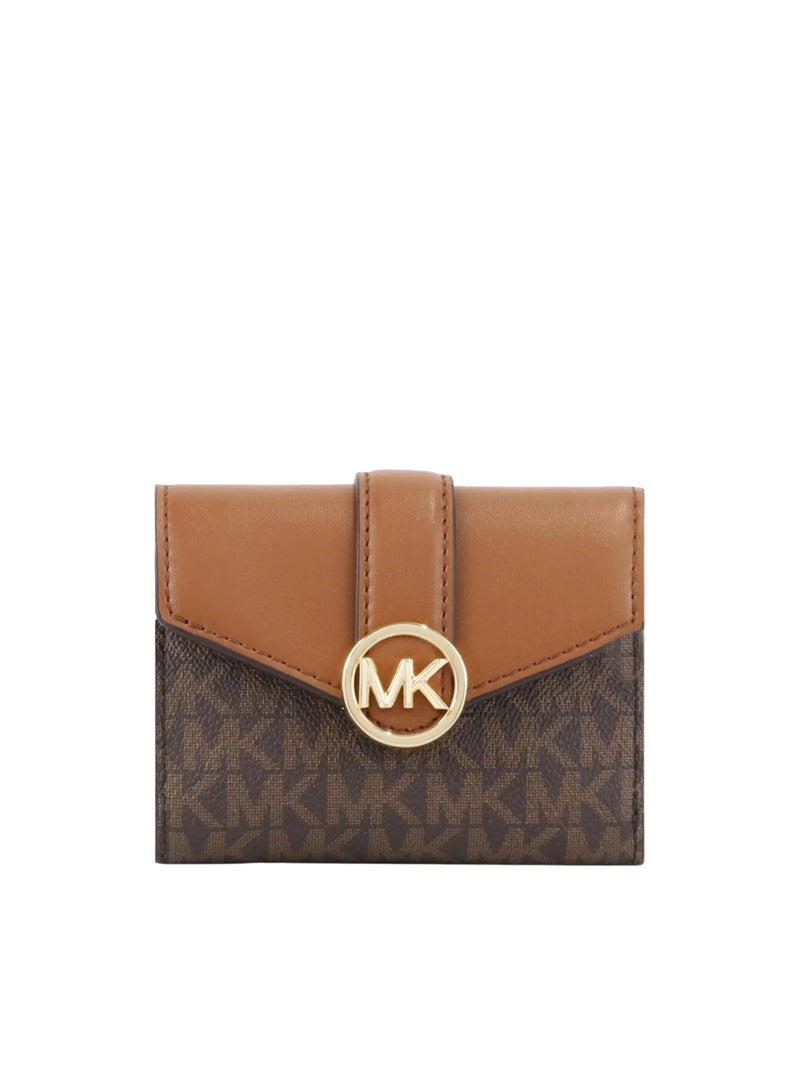 【Michael Kors】 CAMEL MD FLAP BIFOLD WALLET 3つ折り財布 Michael Kors】 CAMEL MD FLAP BIFOLD WALLET 3つ折り財布