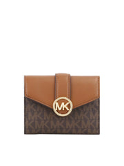 gambar-depan-MIchael-Kors-Medium-Flap-Bifold-Wallet-In-Signature-BrownWEBP