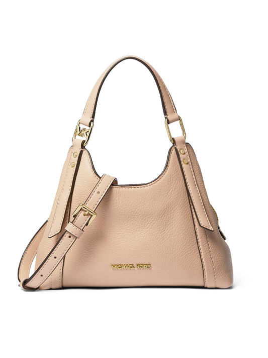 gambar-depan-Michael-Kors-Arlo-Small-Pebbled-Leather-Crossbody-Bag-Buff
