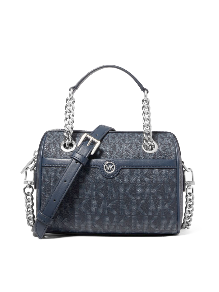gambar-depan-Michael-Kors-Blaire-Extra-Small-Logo-Duffel-Crossbody-Bag-Admiral
