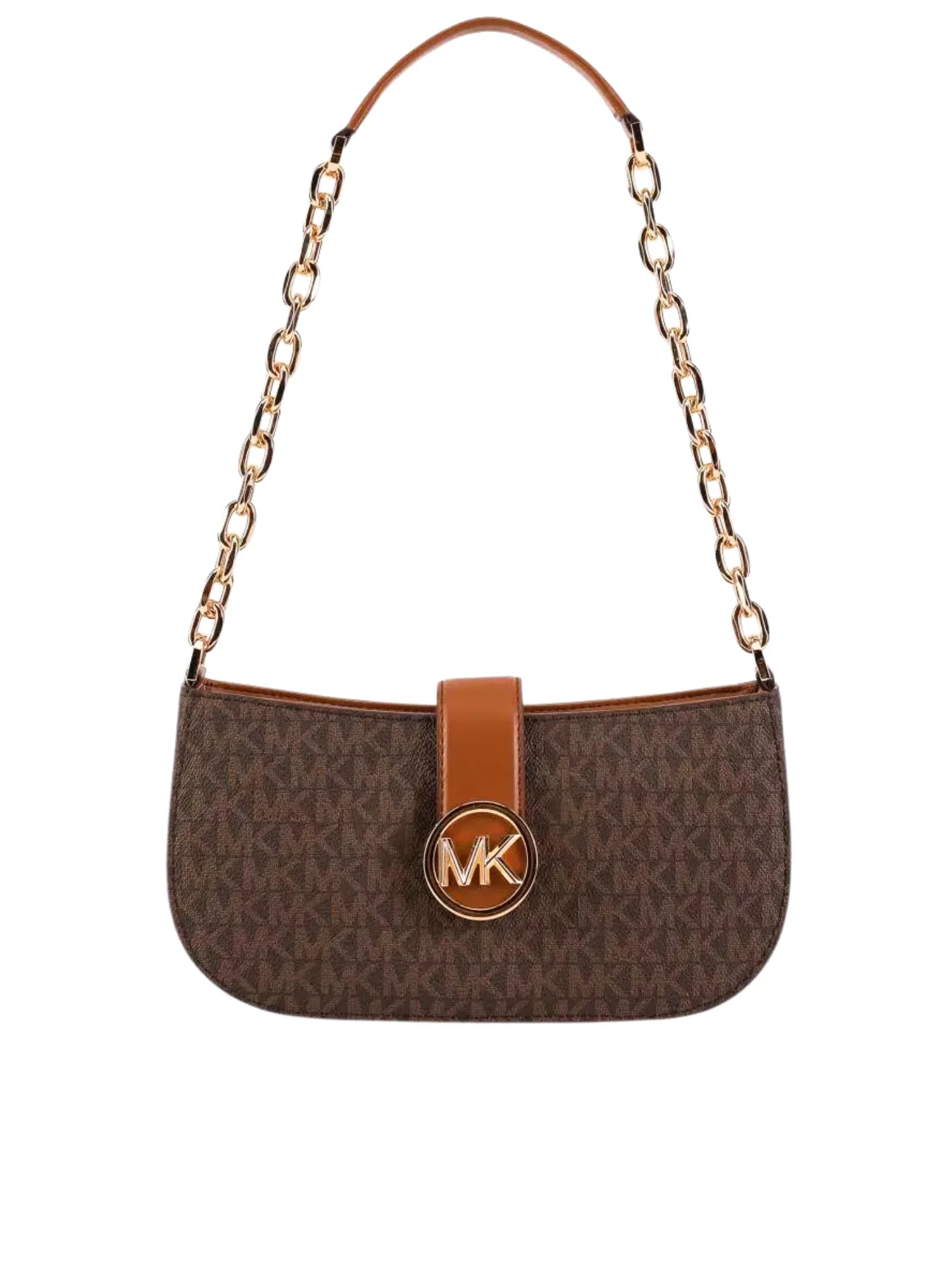 gambar-depan-Michael-Kors-Carmen-Small-Bag-Pouchette-Brown