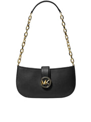 gambar-depan-Michael-Kors-Carmen-Small-Pouchette-Shoulder-Bag-Black