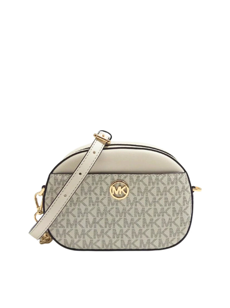 MICHAEL KORS Lita Medium Two-Tone Logo Crossbody Bag India | Ubuy