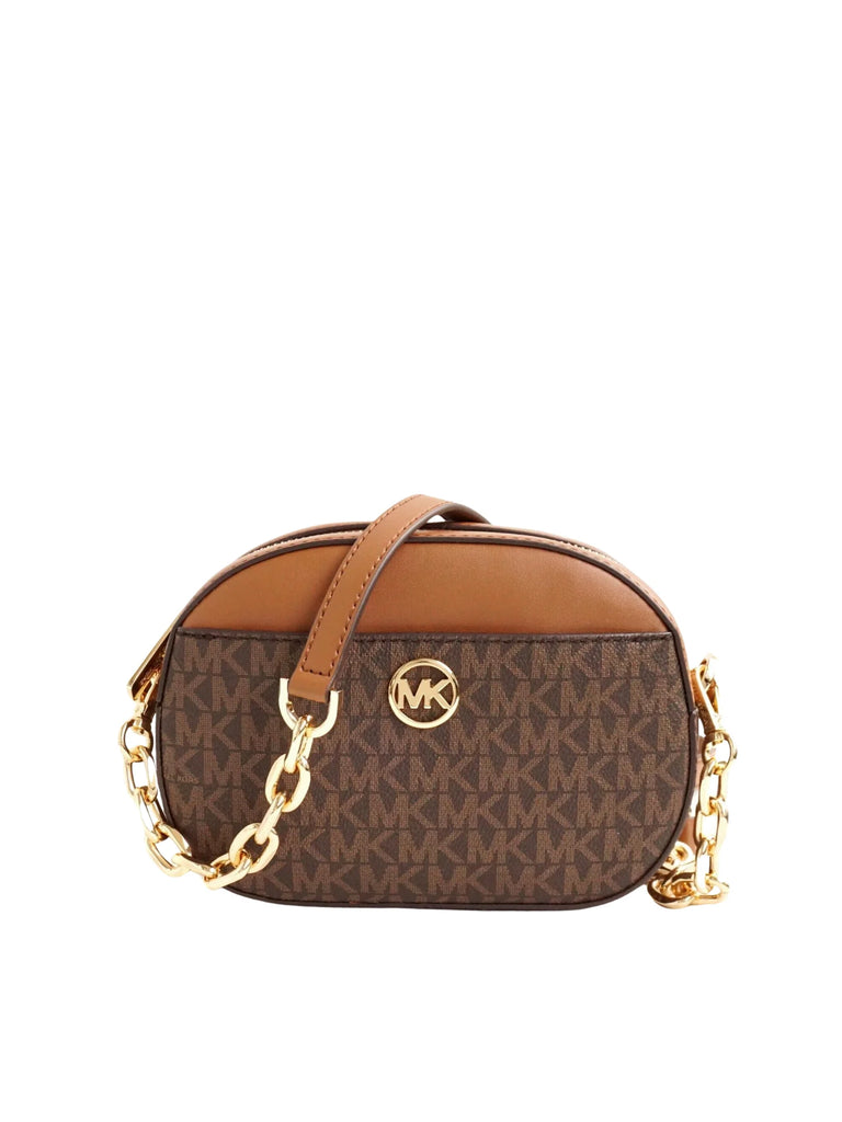 Michael kors crossbody white 2025 and tan